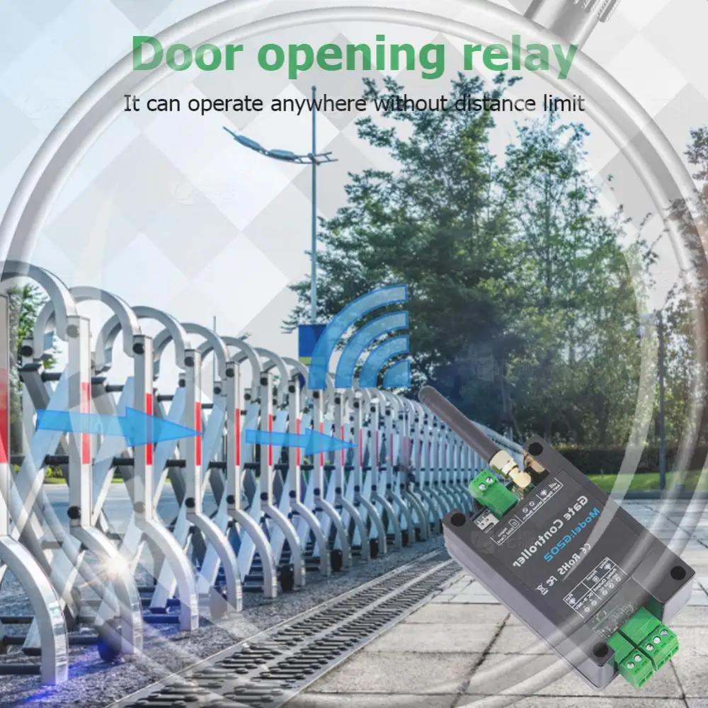 

G202 Wireless Remote Control Door Access Free Call GSM Door Opener Relay Switch Mobile Phone 4G Remote for Garage Doors Shutters