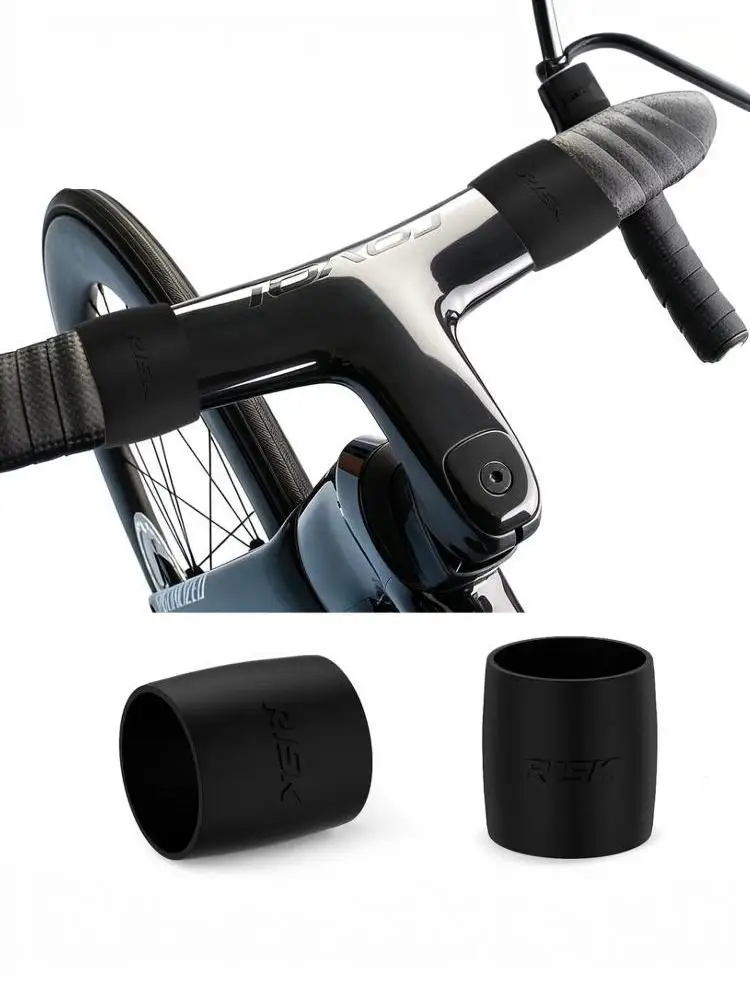 AliExpress NONE 1 Pair Road Bicycle Elasticity Handlebar Strap Fixed Ring Bending Handle Silicone Elastic Strap Fixing Anti-Slip Sleeve[YY9]
