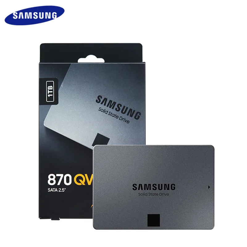 

Твердотельный накопитель SAMSUNG 100% QVO ssd 1 ТБ 2 ТБ 4 ТБ SATA 870 SSD жесткий диск Внутренний твердотельный накопитель SATAIII для ноутбука или настольного компьютера 2,5 оригинал