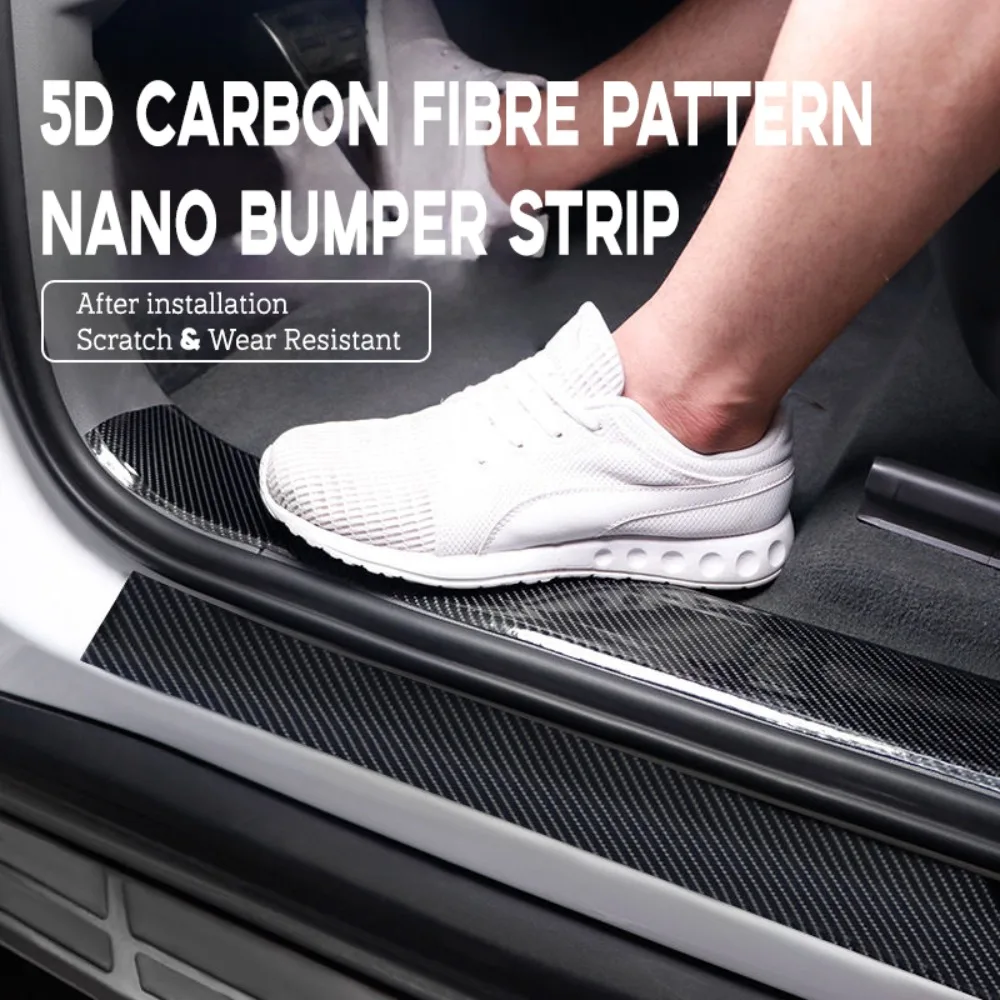 Black carbon fiber breathable vinyl tape, carbon fiber 5D sticker, car film, motorcycle decorative film, 2 pieces, 10cm x 5m
