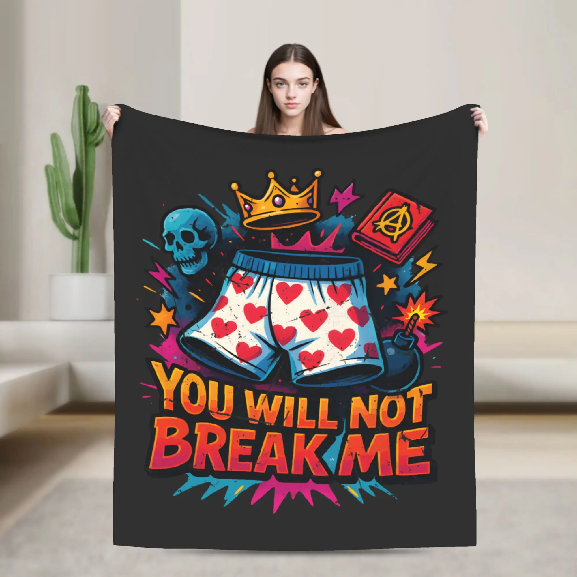 Carl And The Princess Dungeon Crawler Carl Plush Blanket Boy Girl  Flannel Throw Blanket For Outdoor Warm Birthday Gift