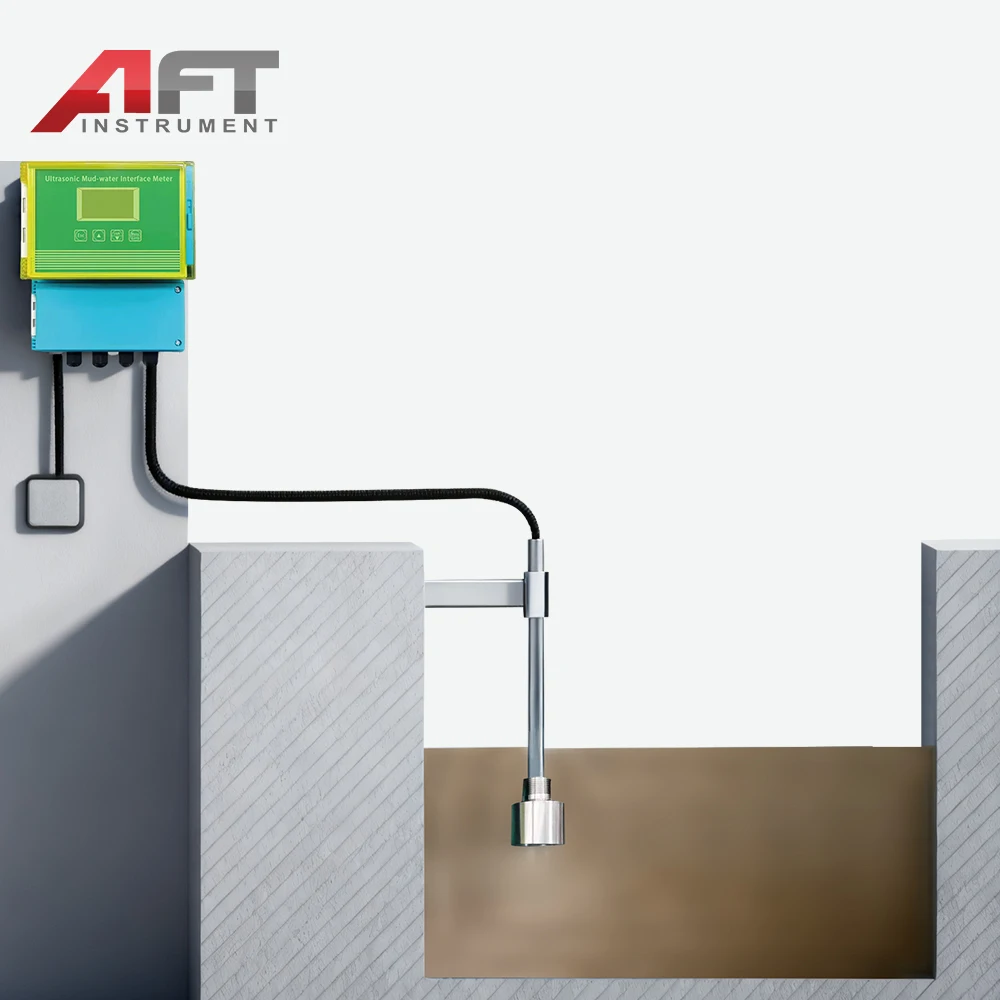 

High-Frequency Process Control Municipal Water Treatment Digester Thickener Ultrasonic Level Sensor 0.5% Accuracy 220VAC/24VDC