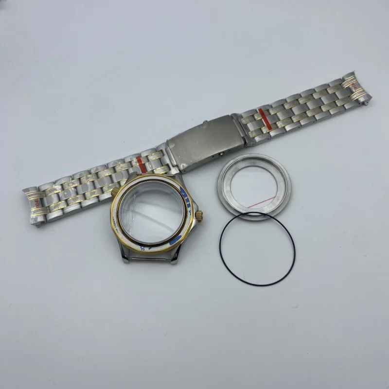 ملحقات تعديل الساعة لـ NH35 Seamaster 300 مجموعة حزام زجاج الياقوت لحركة NH34/NH36