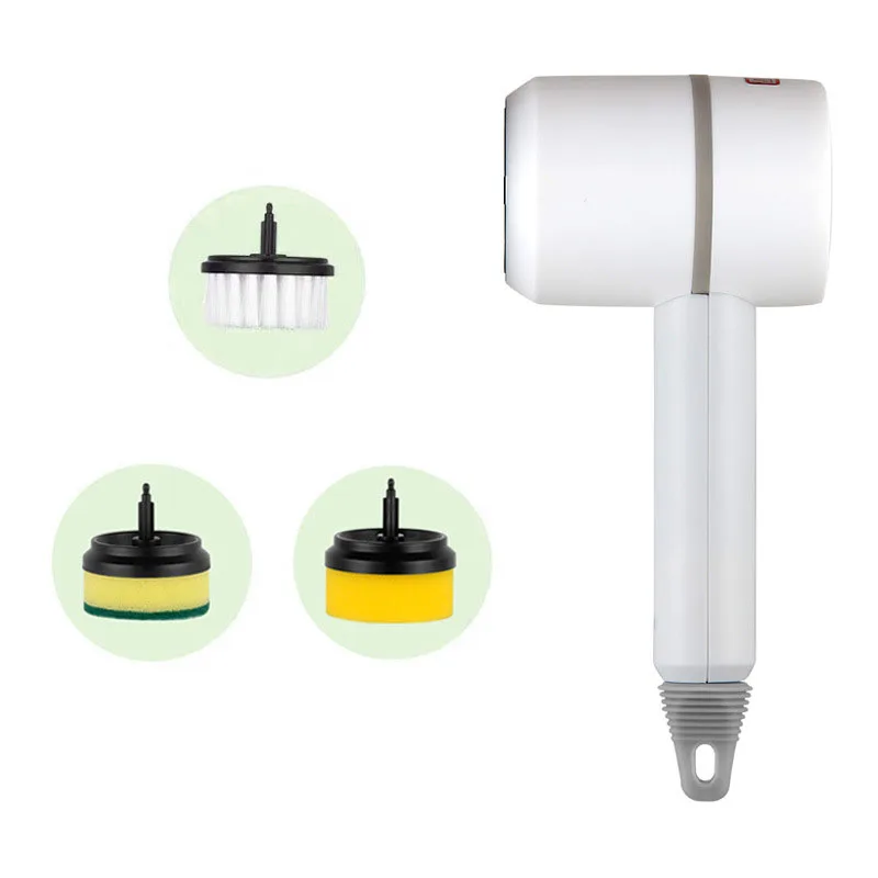 다기능 충전식 전동 세척 브러쉬 설거지 회전 스크러버 욕실 스크럽 주방 클리너