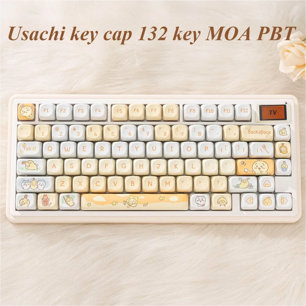 Usage, Keycap 132 Keys MOA PBT for 61/64/87/104/108Keys GMK67 Gaming Mechanical Keyboard