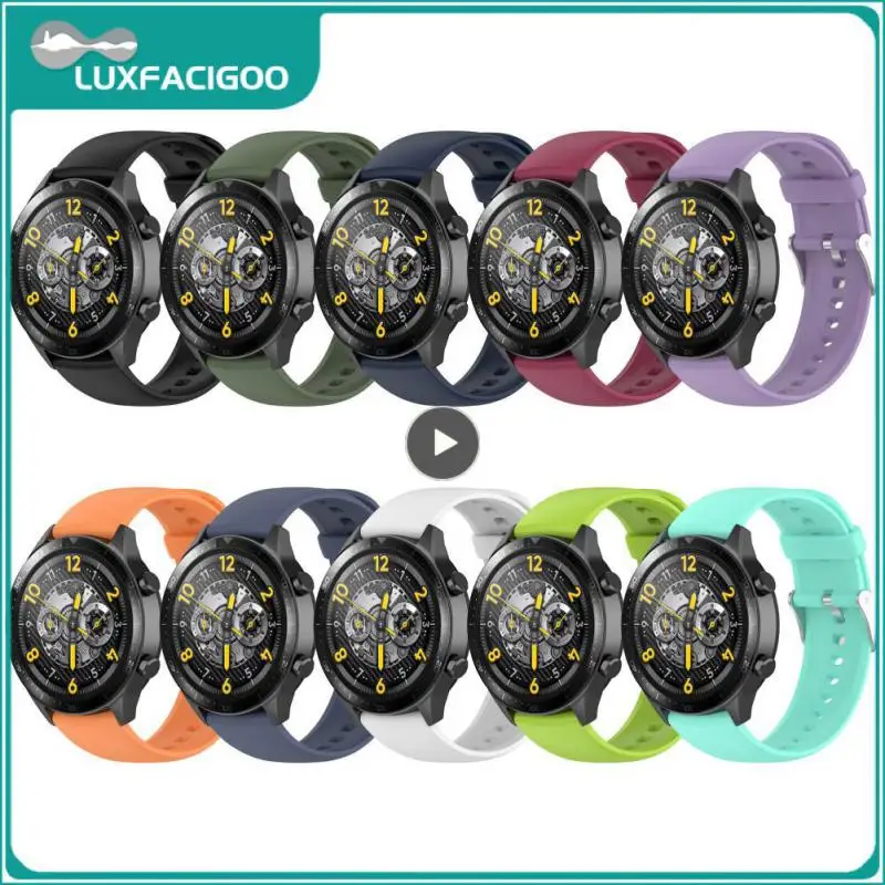 Watch Replacement Strap Durable Water Proof Silicone Strap High Quality Material 10 Colors Optional Strap Watch Accessories