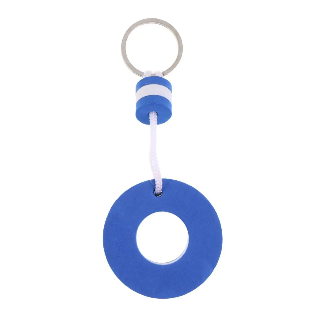Floating Key Ring EVA Buoyant Key Chain for Boat Key Float Marine Sailing Accessory Saves Keys