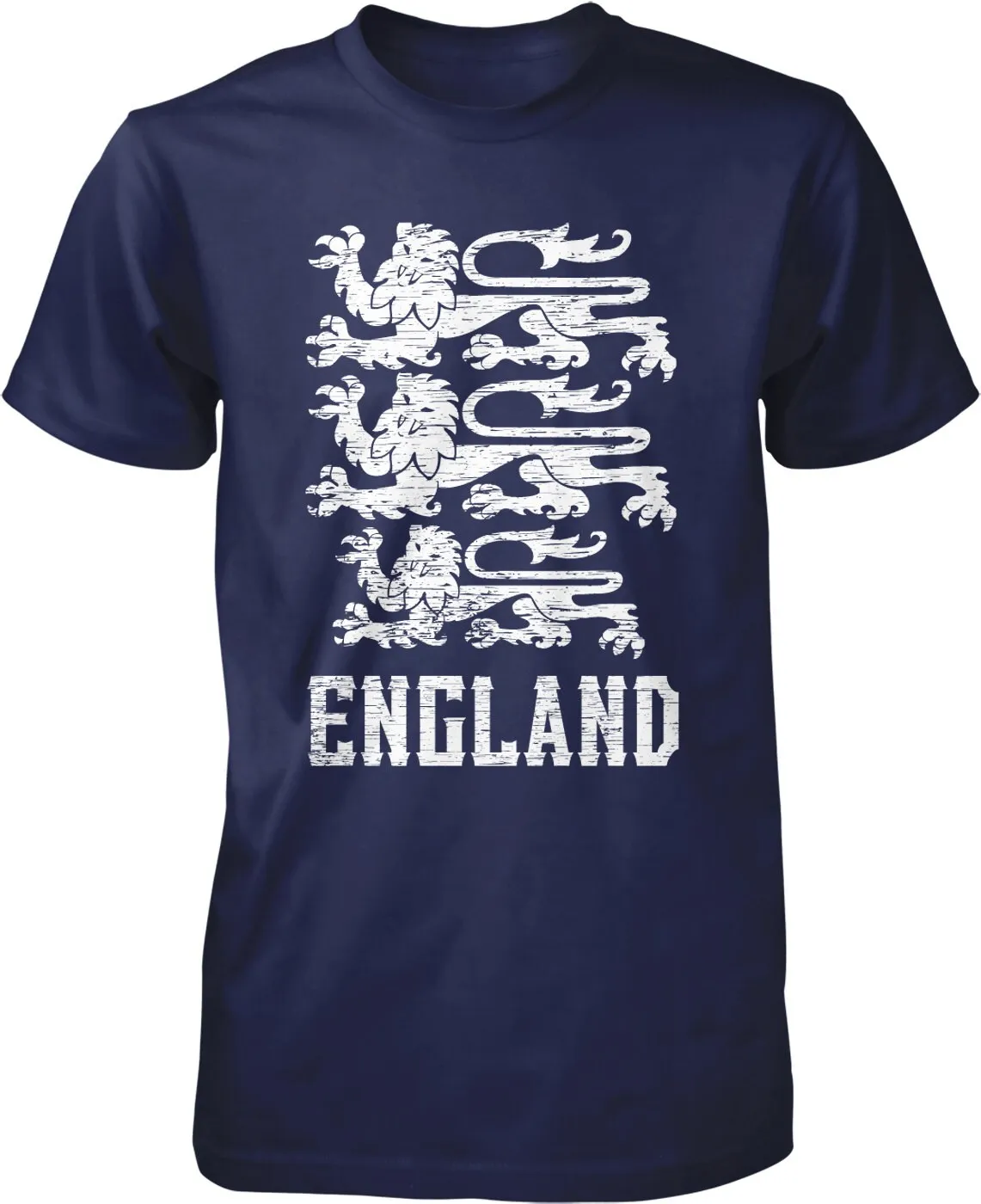 England, Coat of Arms T Shirt For Mens Lion Print Short Sleeve 3d Printed Vintage Flag Tee Shirt