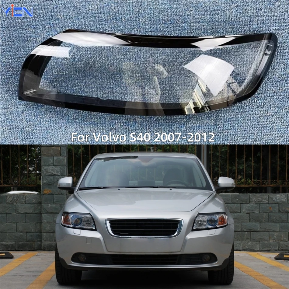 

For Volvo S40 2007 2008 2009 2010 2011 2012 Car Front Headlight Lens Cover Front Headlight Shell Glass replacement