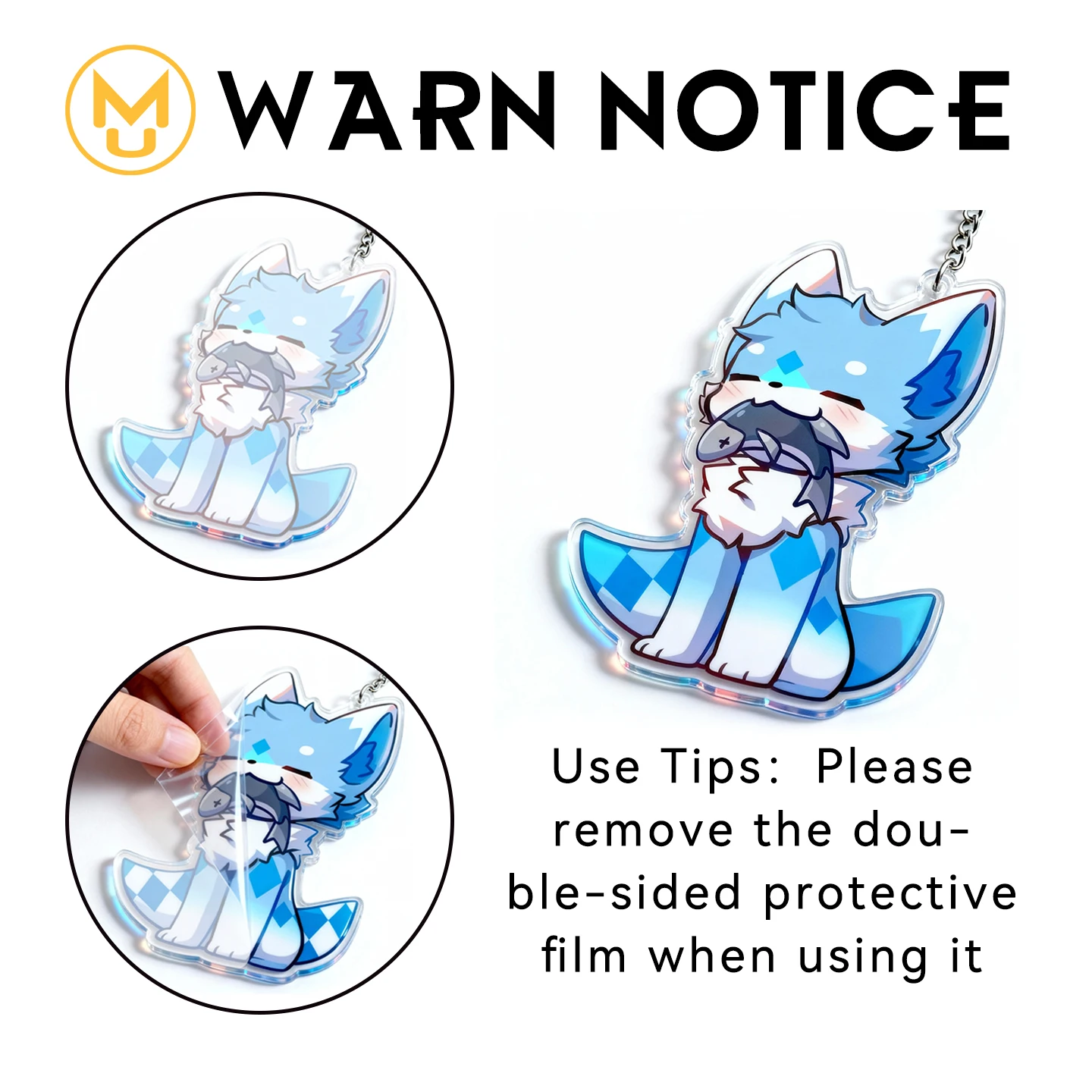 Furry Nurse Girl Keepsake Gift High Quality Waterproof Pendant Key Chains Advance Guard Lightweight Backpack Decor Collection view 4