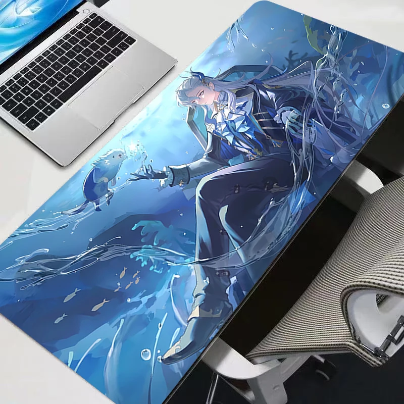 

PC Mouse Pad Office Computer Desk Mat Table Keyboard Pad Laptop Carpet G-genshin Impact Neuvillette Accessories Gaming Mousepad