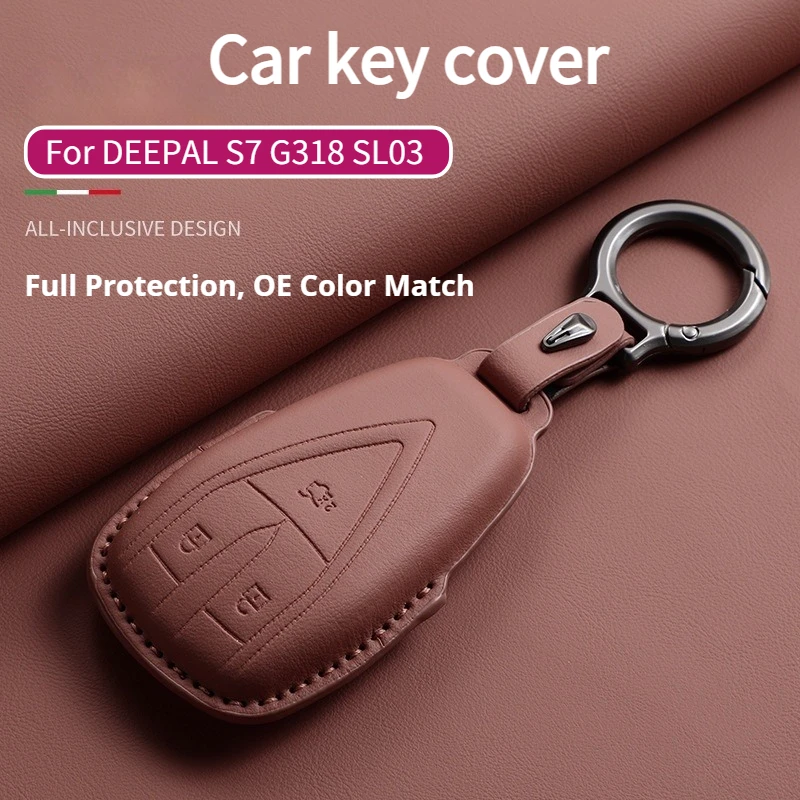 For Changan Deepal S7 G318 Sl03 Car Key Cover Original Car Color Scratch-resistant and Wear-resistant Remote Key Cover Shell