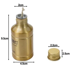 Brand New Alcohol Lamp Aluminum Alloy Burner Lamp Chemistry Lab Tool For Outdoor Liquid Pinic Survival Camping