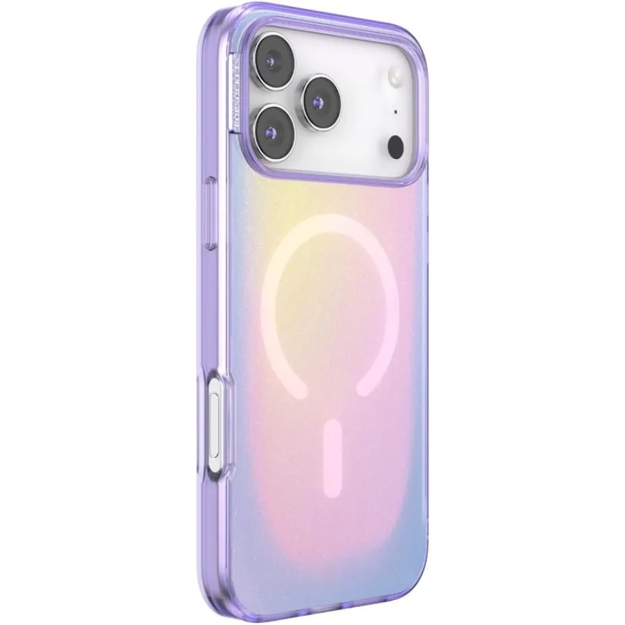 Voor iPhone 17 Pro Max Telefoonhoesje Compatibel met MagSafe voor iPhone 17 Pro Max Draadloos opladen Compatibel hoesje Alleen