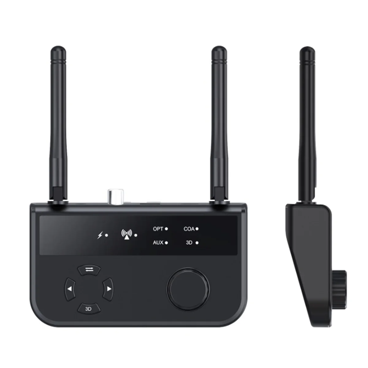 

# Музыкальный Bluetooth-приемник 813M 5,3 «три в одном» поддерживает оптоволоконный коаксиальный/AUX цифровой сигнал, качество звука 3D B41 (черный)