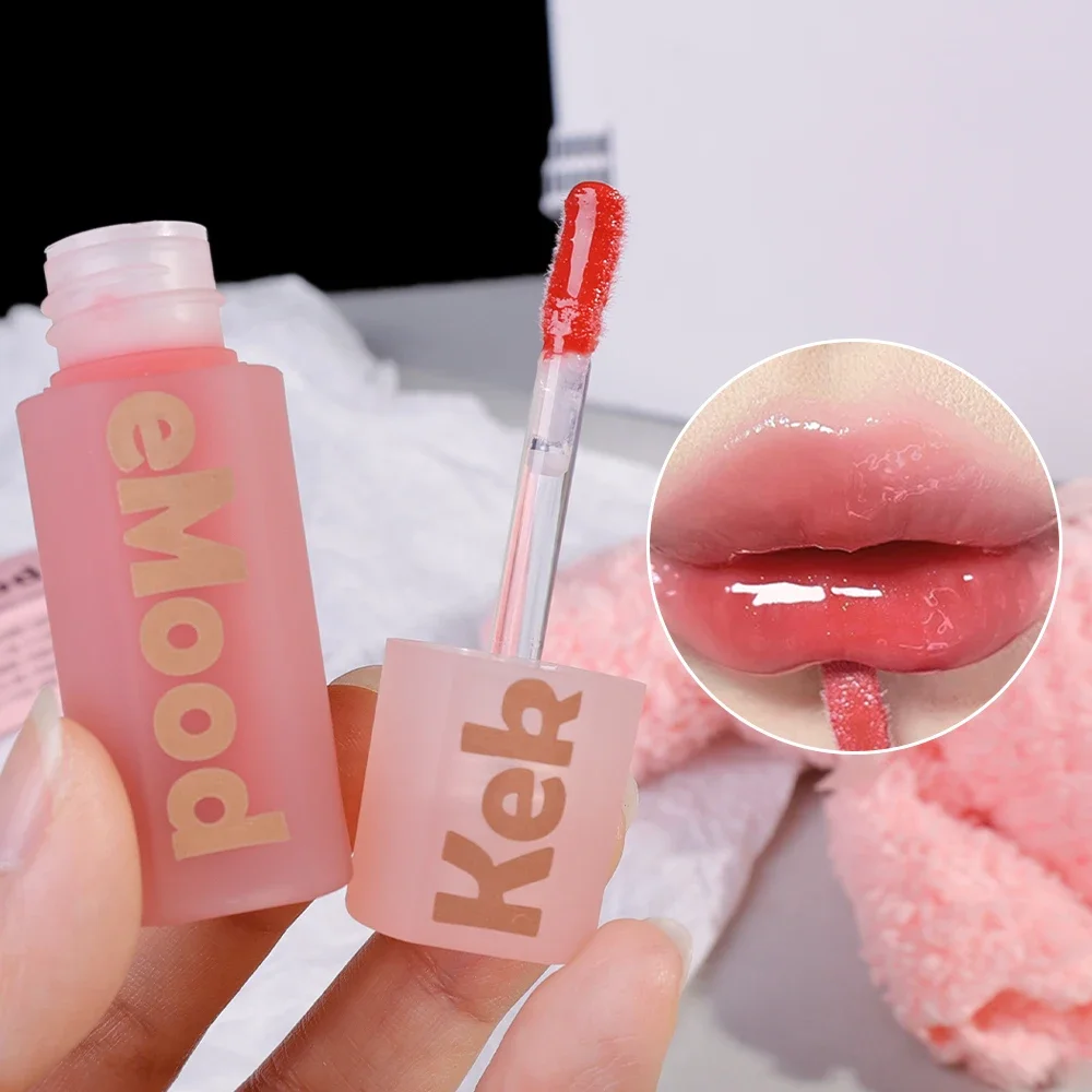 Spiegel Lippenstift Wasserwelle Lip gloss Honig feuchtigkeit spendend sexy glänzend Lip gloss Lip Tint lang anhaltende Gelee Lippen koreanische Kosmetik