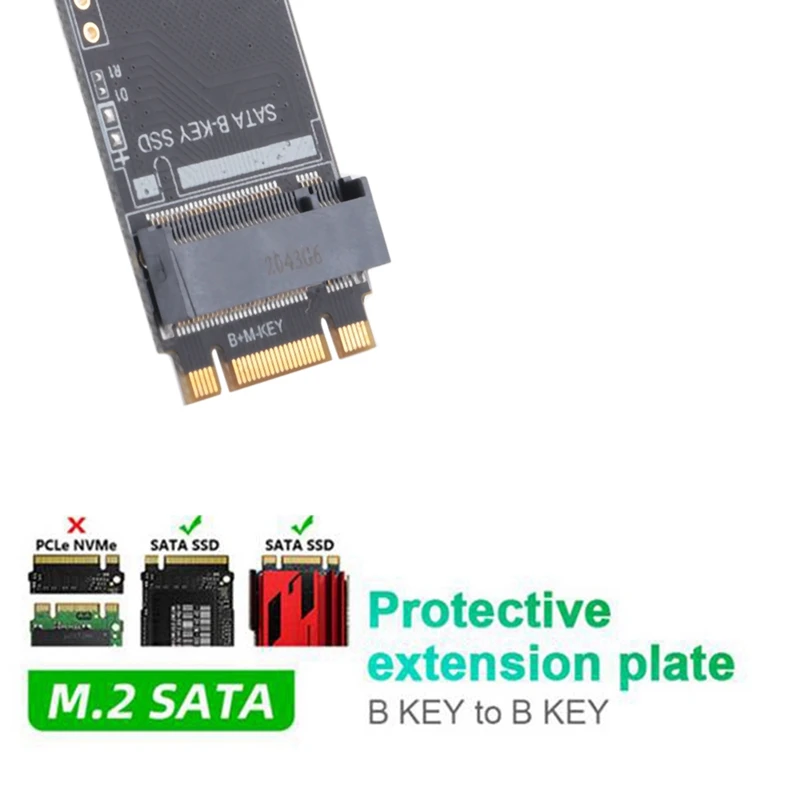 Karta adaptera M.2 SSD Test Protector Board M Key PCIE NVME Extension Protection Adapter dysku twardego Black M Key