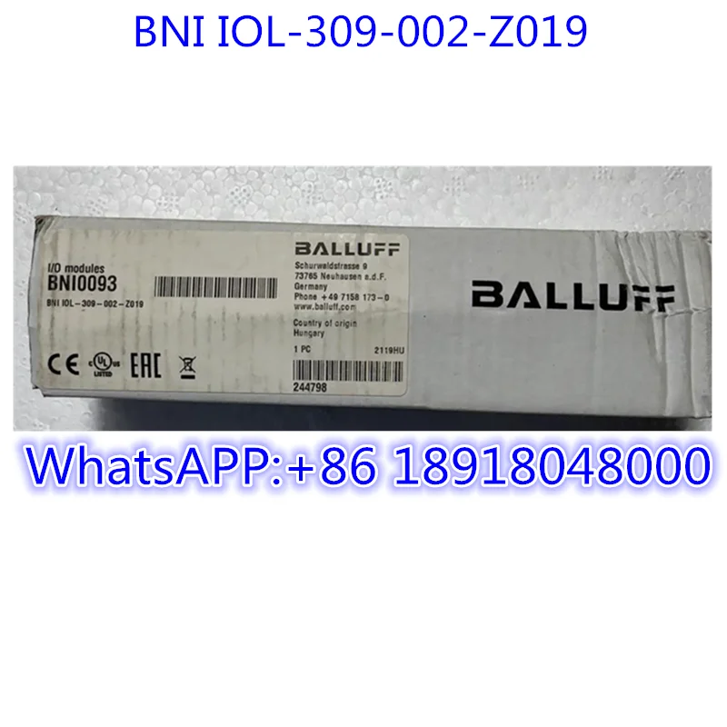 

Совершенно новый BNI IOL-309-002-Z019 Hub BNI0093, быстрая доставка