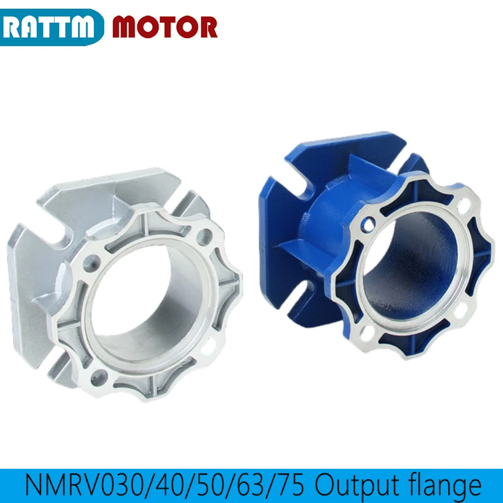 RV verloopstuk uitgangsflens NMRV wormwiel verloopstuk zijverbinding flens verloopstuk accessoires Voor RV30 RV40 RV63 RV75 RV90 RV110