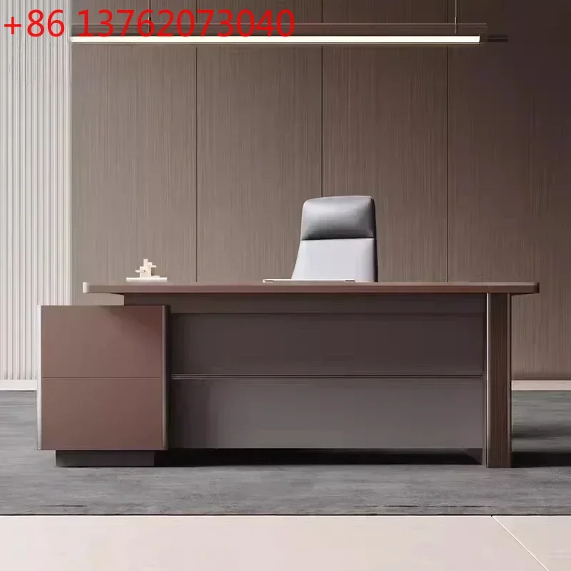 

Storage Locker Furniture Office Desk Luxury Executive President Manager Computer Desk Room Desks Gaming Table Filing Cabinets