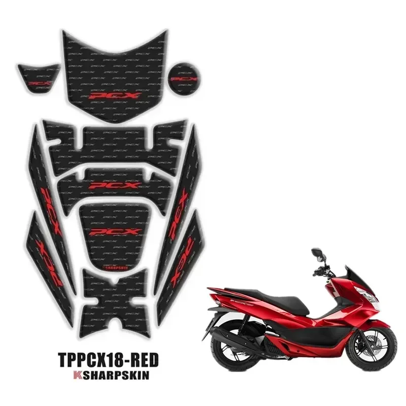 

Для Honda PCX 125 150 PCX125 PCX150 2018 2019 прокладка на бак мотоцикла протектор 3D гелевая наклейка-1