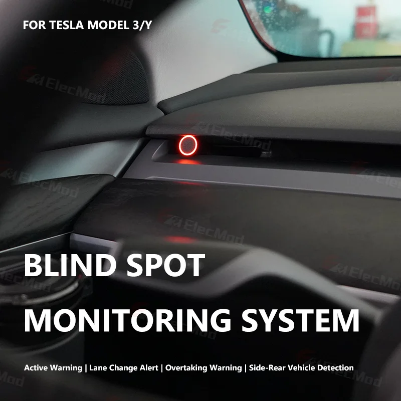 Sicheres Fahren BSD Assist Blind Spot Monitoring System Blind Spot Detection System Warnleuchten für Tesla