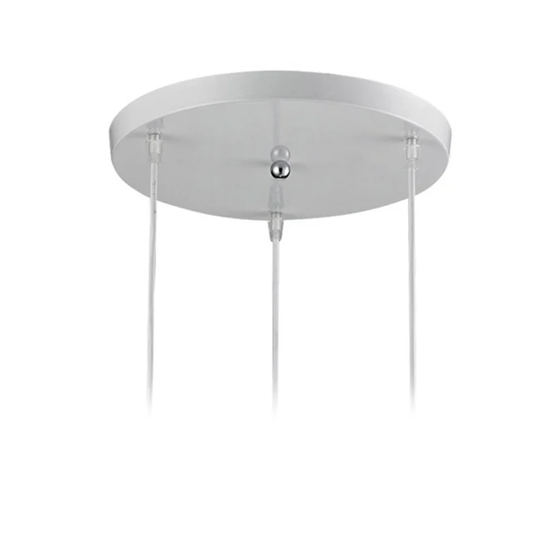 3 fori lampada da soffitto fai da te Base piastra a baldacchino lampadari raccordi per luci ciondolo dritto rettangolare accessori per