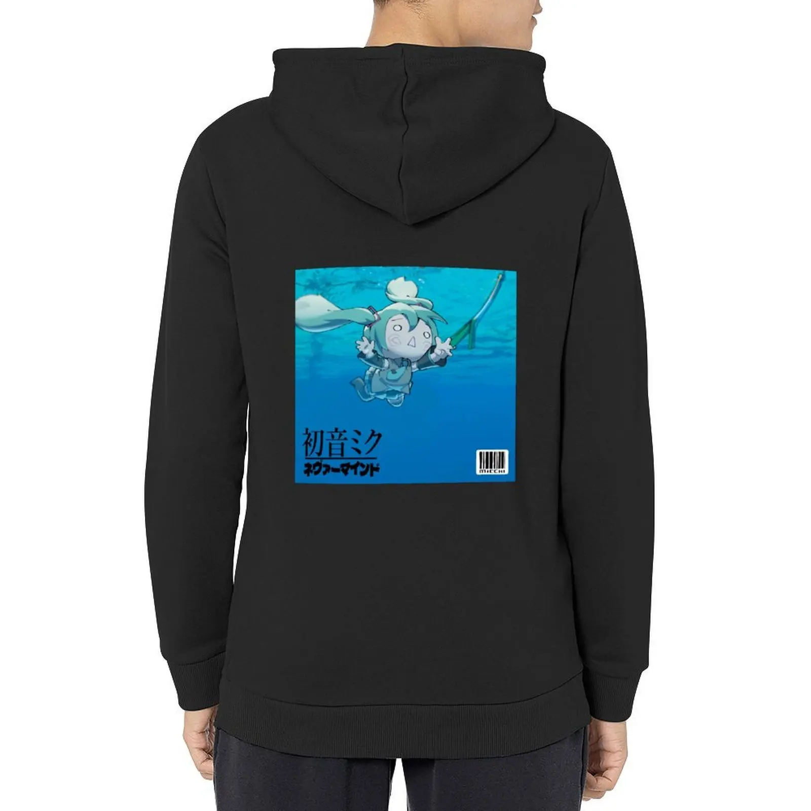 

Nevermind - Ft. Miku Hoodie mens designer clothes men's winter sweater anime clothes graphic t shirts men men hoodie