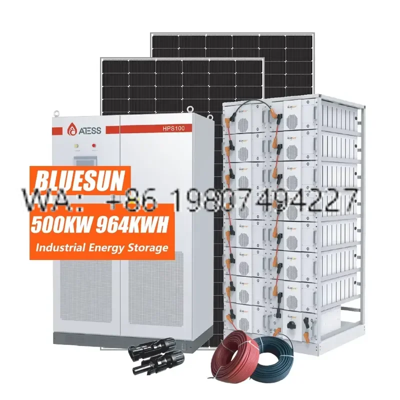 Customized Solar System 500KW 800KWH 1000KWH With 150KW Output Power for Commercial Use High Quality