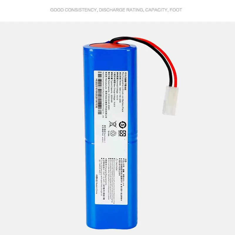 Imagem -03 - Bateria Recarregável D004-icr26he4s1p para 360 s6 Varrendo Robô 14.8v Inteligente Máquina de Varredura 3200mah