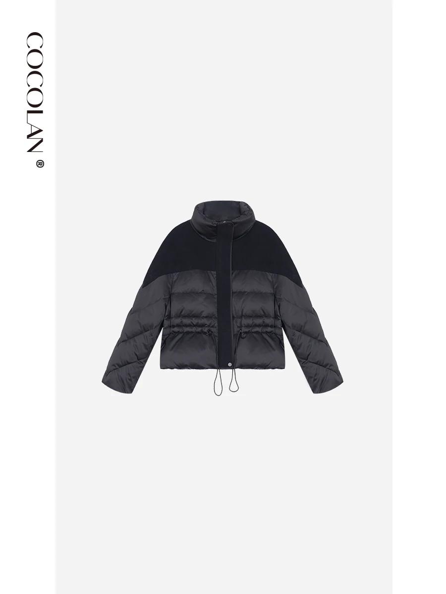 

Женское пуховое пальто Night Eyelid 90 из белого гусиного пуха с шерстяными вставками, теплый утепленный пуховик стандартной длины CL8YR802