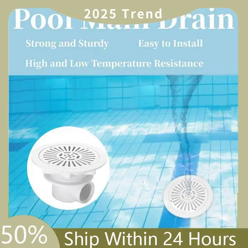 

A35F New Swimming Pool Main Drain Cover, ABS Swimming Pool Main Drain Drain 2 Inch Inlet Drain, Pool Equipment Replacement