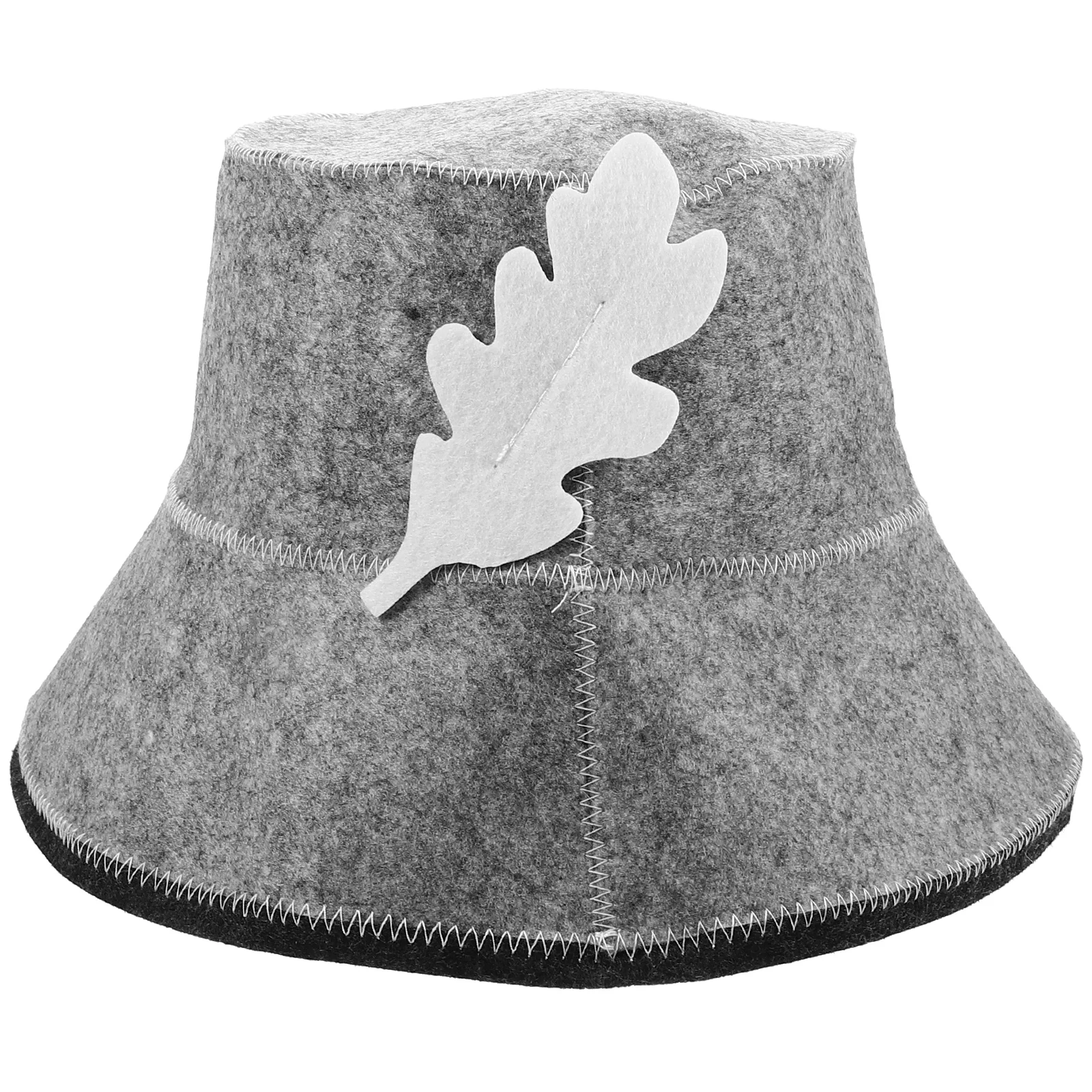 Felt Sauna Hat Fashion Hat for Sauna Water Absorption Sauna Hat Portable Supple Sauna Hat