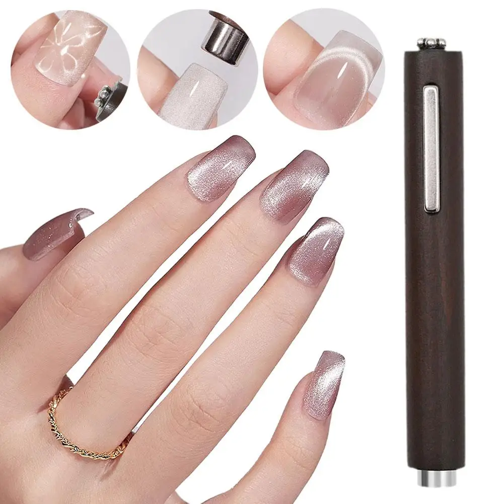 Multi-function Cat Eye Magnet For Nail Art Design Strong Thick Magnetic Stick Large Cylindrical Magnetic Nail Tool P8T4