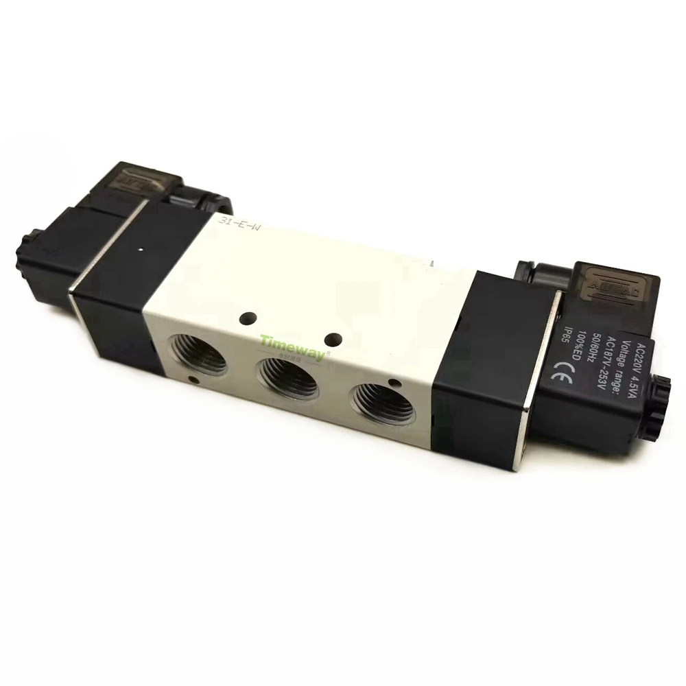 

Pneumatic Electric Solenoid Valve 5 Port 2 Position 4V420-15 Air Control Valve