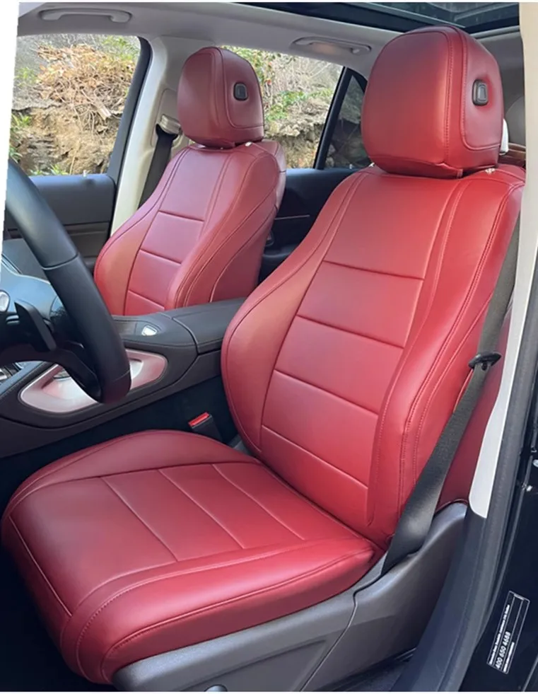 Custom Fit Car Accessories Seat Covers for 7 Seats Full Set Durable Material Specific For Mercedes-Benz GLE 350 450 GLS 400 450