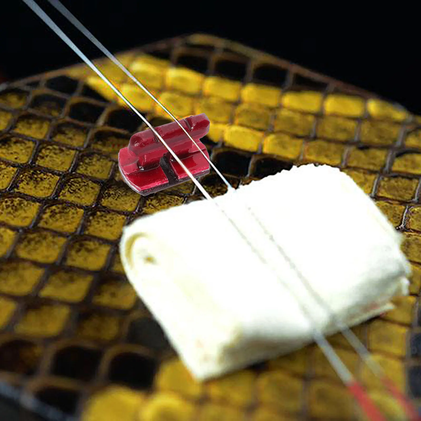 

1Set Erhu Bridge Playing Bridge Durable Professional Sound Filter Pad String Guard Practical Music Instrument Accessory