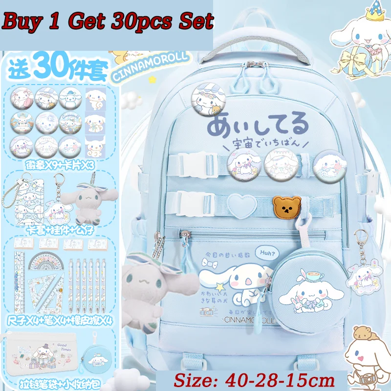 

Sanrio Backpack Cinnamon Dog Cute Backpack for Teens Luxury Large Capacity Lightweight Backpack for School Birthday Gift