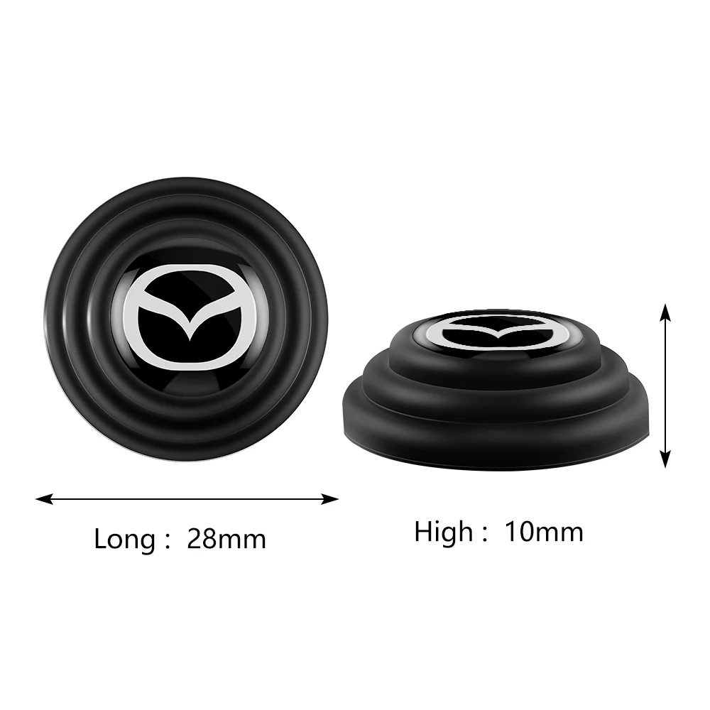 Car Door Silicone Cushion Pad Shock-absorbing Silent Pad Car Accessories For Mazda 2 3 5 7 Axela CX-5 CX-3 CX-7 MPS MS Demio RX7