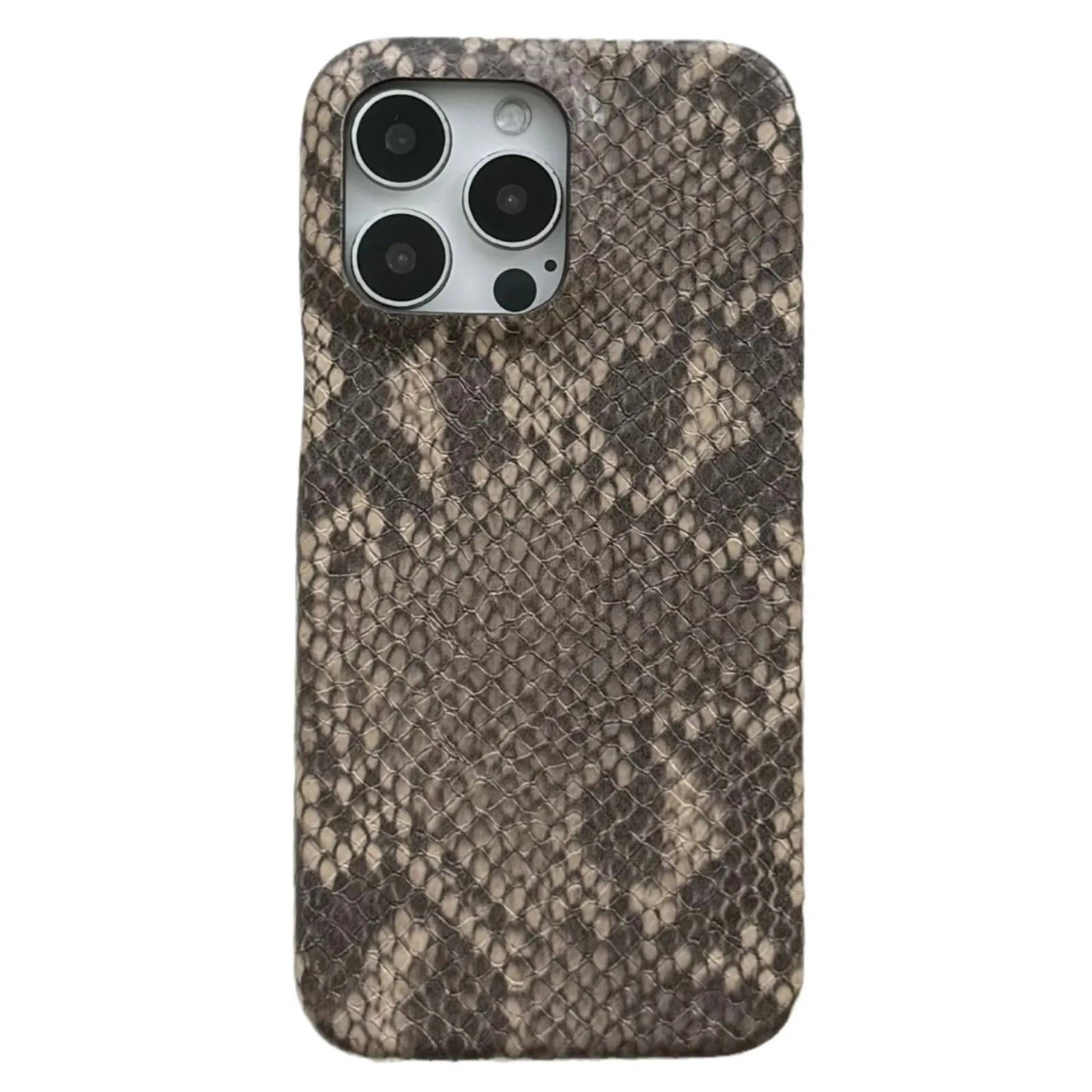 Snake Print Phone Case For iPhone 16 15 14 13 Pro Max Full Cover