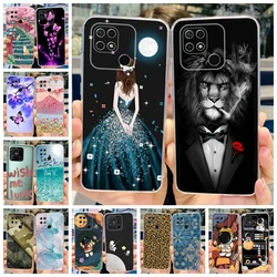 For Xiaomi Redmi 10 Power Case Fashion Patterns Slim Silicone Soft TPU Back Cover For Xiaomi Redmi 10C Bumper Redmi10 Power Capa
