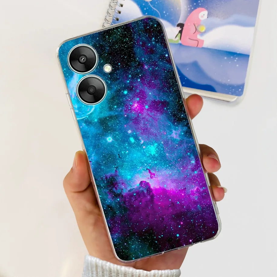 For Xiaomi Redmi 13C 5G Case 2023 Stylish Flower Silicone Soft TPU Phone Cover For Xiaomi Redmi 13R 5G Bumper Global 13 R Fundas