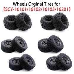 RC Car Wheels Orginal Tires for SCY 16101 16102 16103 16201 Remote Control Car Upgrade Parts Rubber Tyre