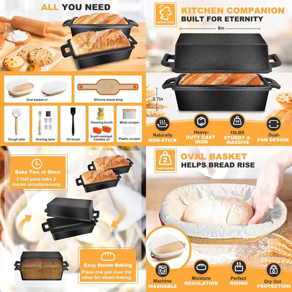 9×5 Inch Cast Iron …