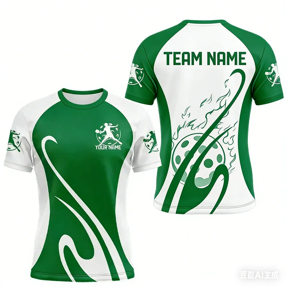 

Outdoor Golf Ball Sports Men's T-Shirts 3D Print Personalization Name Team Clothing Summer Casual O-neck Short Sleeve Loose Tops