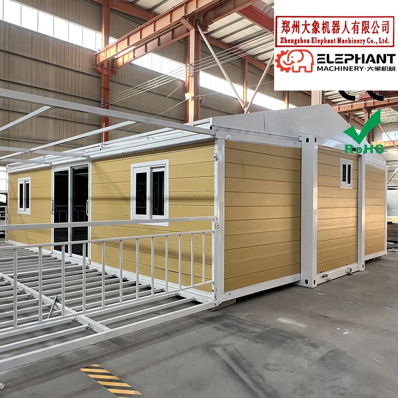 Modern Expandable 40 Ft Portable Container House Prefabricated Houses Light Gauge Steel Structure Waterproof Warehouse