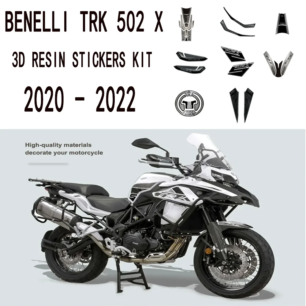

TRK 502 X for BENELLI TRK 502 X 2020 - 2022 Motorcycle 3D Resin Protection Stickers Kit Waterproof Anti-scratch Protector
