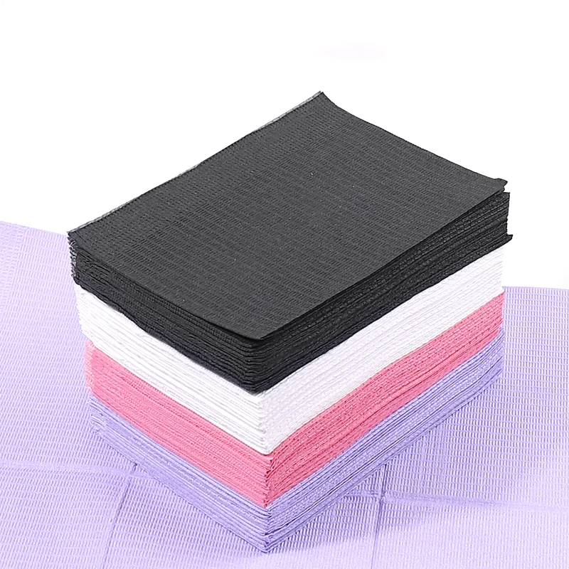 50/20Pcs 일회용 문신 클린 패드 Wateproof 커버 우수한 더블 레이어 식탁보 문신 네일 아트 액세서리