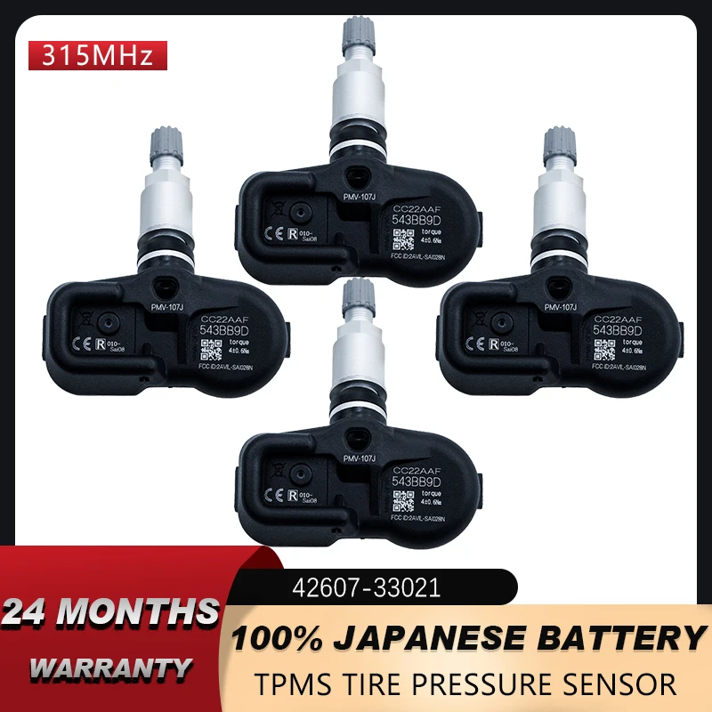Monitor ciśnienia w oponie samochodu czujnik TPMS dla Toyota Camry 2007-2011 Corolla 4runner Scion Lexus CT200h ES350 GS430 42607-33021