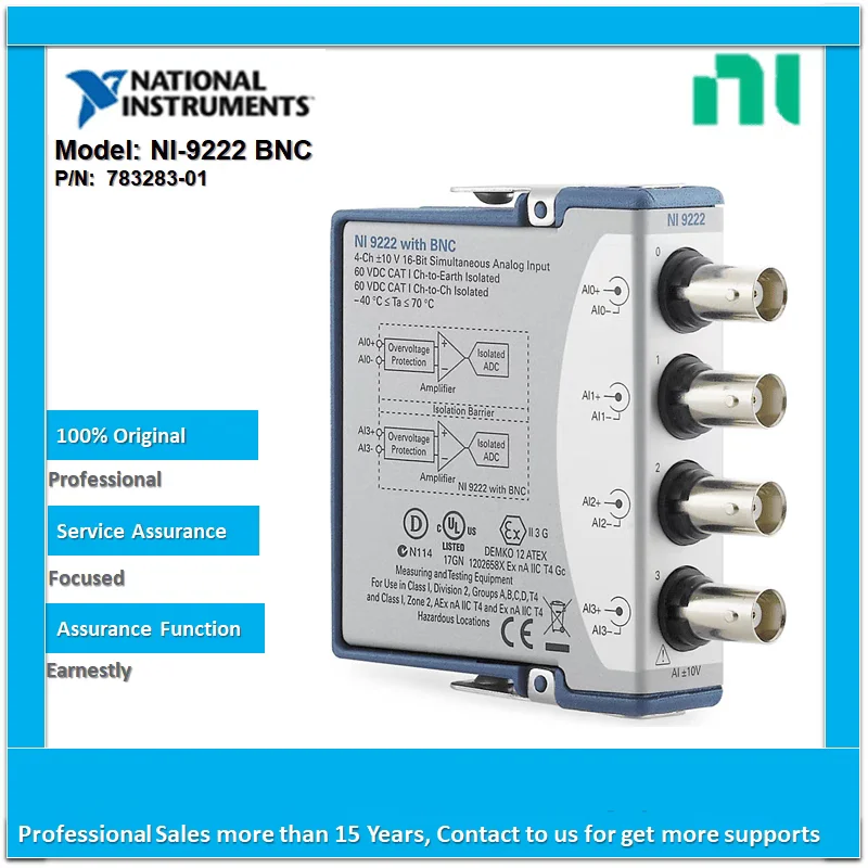 

New NI 9222 Voltage Input Module 783283-01 Acquisition Module